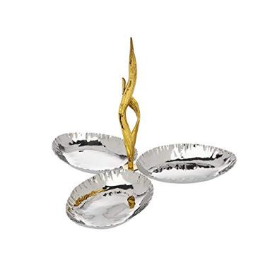 Imagem de Godinger 3 Sectional Nut Dish Storage Container Candy Dish Box