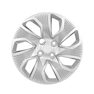 Imagem de Calota Aro Grid 15 Modelo Fiat Grand Siena 14/15 Prata Cubo Padrao Fixacao Parafuso Grid 214Cpptau.