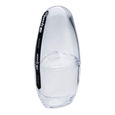 Imagem de Porta Escova de Dente Coza Spoom com Tampa 20858/0009 - Transparente
