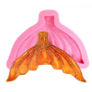 Imagem de Molde De Silicone Cauda De Sereia Grande