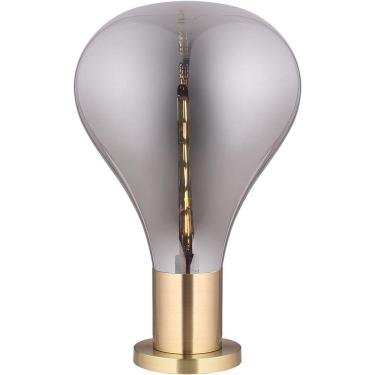 Imagem de HOME&CO LUZ LUMINÁRIA DE MESA 53x40x40cm VIDRO CINZA