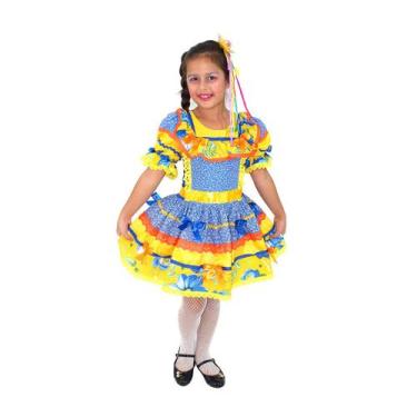 Imagem de Caipira Vestido Duquesa Infantil - Mundo Das Fantasias
