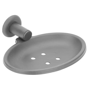 Imagem de Saboneteira Inox Banheiro Parede Porta Sabonete Black/Preto