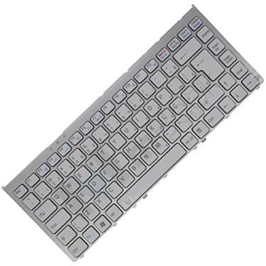 Imagem de Teclado pra Sony Vaio VGN-FW140EH, VGN-FW390J Frame Prata