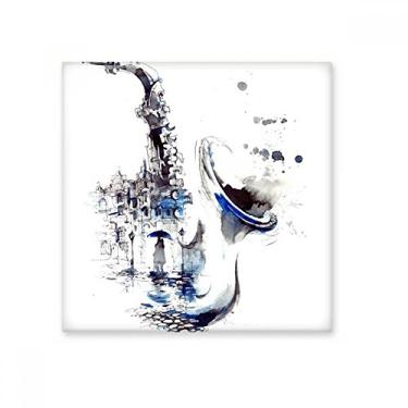 Imagem de Guarda-chuva para construção de saxofone, azulejo de cerâmica, decalque brilhante
