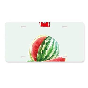 Imagem de DIYthinker Placa de licença circular Great Heat Twenty Four Solar Term, acessório de aço inoxidável para decoração de carro