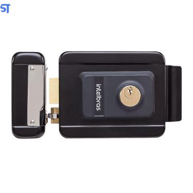 Imagem de Fechadura Elétrica Cilindro Fixo de Sobrepor FX 2000 - Intelbras