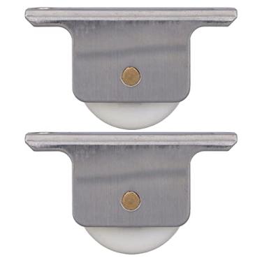 Imagem de 2 Pçs Polia de Porta Deslizante de Nylon Roda de Rolo único Com Base para Chuveiro de Banheiro Portas de Vidro Armário 38 Mm/1,5 pol., Ferramentas