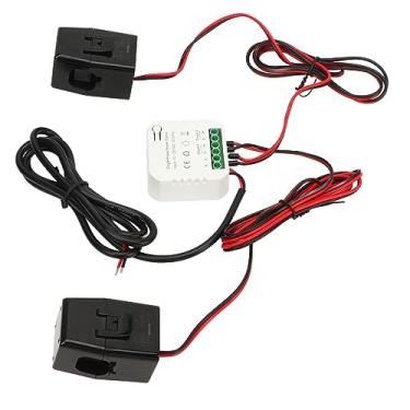 Imagem de WIFI Smart Energy Meter Monofásico Monitor de Consumo Medidor de Potência para Tuya App Monitoramento 2 120ACT Grampo Atual Transformador Eletricidade Uso 90 ‑ 250VAC