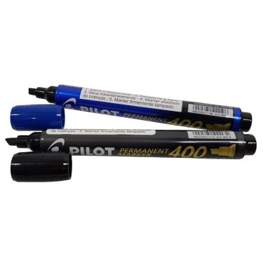 Imagem de Kit 2 Marcador Permanente Marker 400 Ponta Chanfrada Pilot
