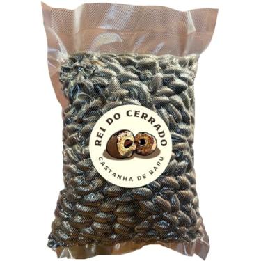 Imagem de Castanha de Baru Torrada Embalado a Vacuo 1 kg - Rei do Cerrado