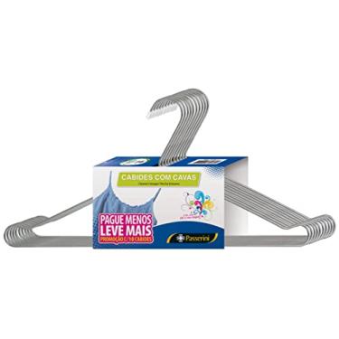 Imagem de CABIDE TINTUREIRO CROMADO COM CAVA - KIT COM 10 UNIDADES - Cód 07933