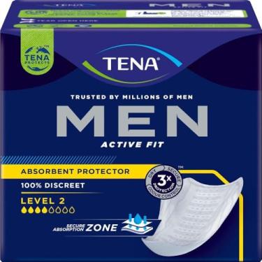 Imagem de TENA Absorvente Protetor Masculino Tena Men Active Fit 10 Unidades