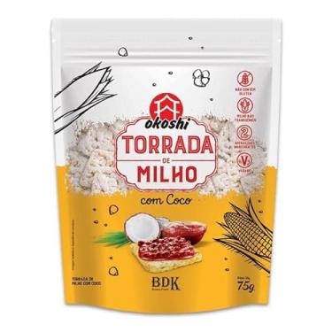 Imagem de Torrada de Milho com Coco Sem Glúten, Vegano Okoshi 75g