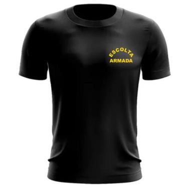 Imagem de Uniforme Escolta Armada Segurança Camiseta Malha Dry Fit - Estampa 10