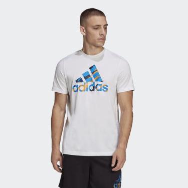 Imagem de Camiseta Estampa Camuflada Malha Simples Essentials - Adidas