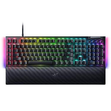 Imagem de Razer BlackWidow V4 Teclado mecânico para jogos: Teclas verdes táteis e clicky - Chroma RGB - 6 teclas macro dedicadas - Descanso de pulso magnético - Teclas ABS Doubleshot - Rolo multifuncional e teclas de mídia