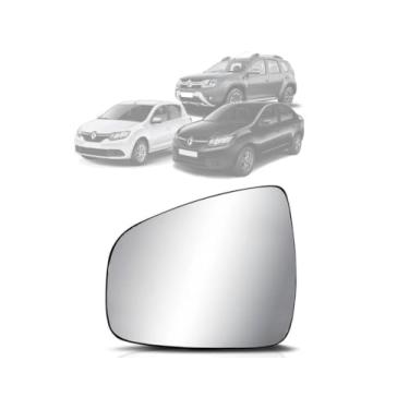 Imagem de SPJ, Lente Vidro Retrovisor para Logan Duster Sandero 09 a 15 Motorista EB673