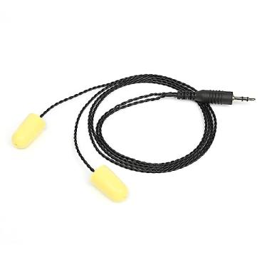 Imagem de BANDARICOMM Fones de ouvido Racing Radio Earbud, 1/20.3 cm Plug Alpha Foam Stereo Earbud Speaker para proteção auditiva e redução de ruído