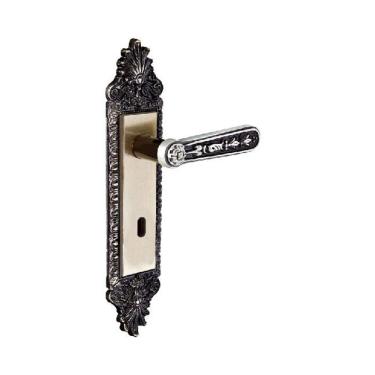 Imagem de fechadura interna colonial alavanca s40mm latonado alianca