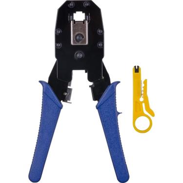 Imagem de Alicate Para Crimpar Cabo De Rede RJ45 RJ11 RJ12 Fortrek ALC01