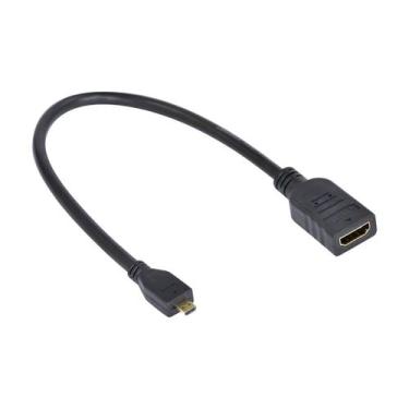 Imagem de Cabo Adaptador Micro Hdmi X Hdmi Fêmea 30cm Amchf-30 - VINIK