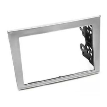 Imagem de Moldura 2din Vectra Corsa Montana Meriva Prata Completa - EXPEX