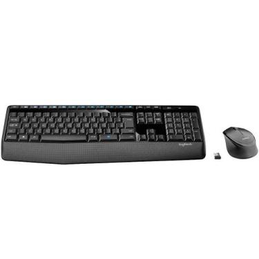 Imagem de Kit Teclado e Mouse Sem Fio MK345 ABNT2 920-007821 - Logitech