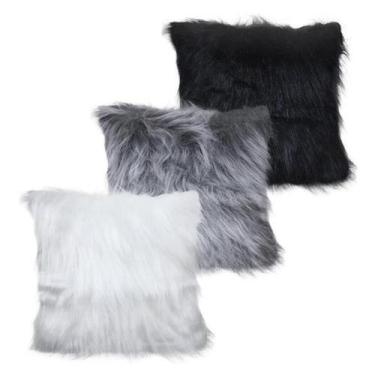 Imagem de Kit 3 Capas de Almofada Decorativa Belchior com Zíper Tecido Especial 