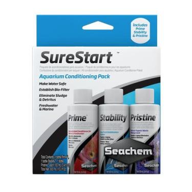 Imagem de SURESTART PACK 3x100ML - SEACHEM (Prime Stability Pristine)