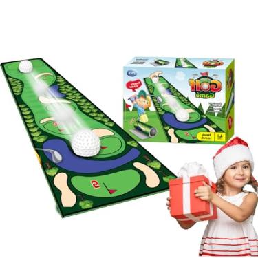 Imagem de Jogo de golfe de mesa,Jogo de curling de mesa - Jogo de boliche de mesa,Jogo de golfe de mesa interno portátil para crianças e adultos, jogo de shuffleboard de mesa para festas