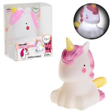 Imagem de Kit 2 Abajur Unicórnio Infantil Decore o Quarto de forma segura - Zein