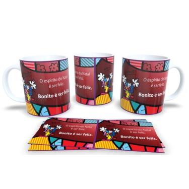 Imagem de Canecas de Porcelana Personalizadas Natal - Estampa Sublimada, Mod.19