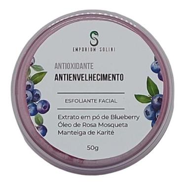 Imagem de Esfoliante Facial Antioxidante de Blueberry com Óleo de Rosa Mosqueta 