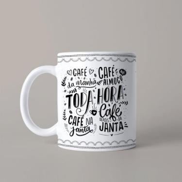Imagem de Caneca de Café e Chá de Cerâmica Personalizada Sublimação 325ml - LIVE