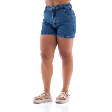 Imagem de Shorts Jeans Feminino Arauto Mom Megaflex