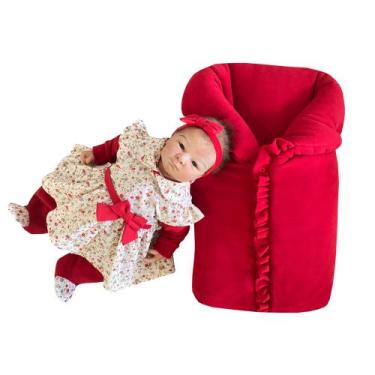 Imagem de Saida Maternidade Menina De Saco Inverno - PEQUENO ANJO, 021, 121, P