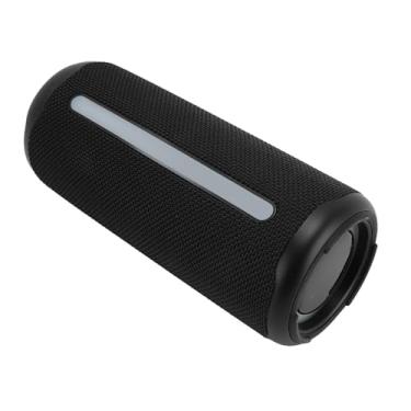 Imagem de Alto-falante BT Externo Portátil, Alto-falante à Prova D'água IPX4 Com Luz RGB, Efeito de Som HD de 2 * 8W, MIC Embutido, Ajuste de Luz de Suporte/Cartão TF, para Viagens, etc.