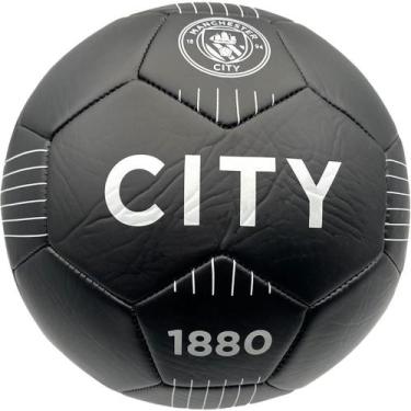 Imagem de Bola de Futebol de Campo Manchester CITY BLACK N.5 - Sportcom