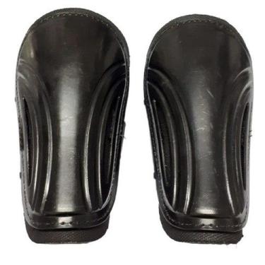 Imagem de Caneleira juvenil varias cores vkg esportes, Preto