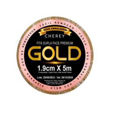 Imagem de Fita para Prótese Capilar GOLD Dupla Face 1.90mm x 5m - Cherey