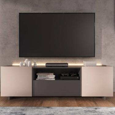 Imagem de Rack para Sala de Estar para Tv até 55 Polegadas Grafite
