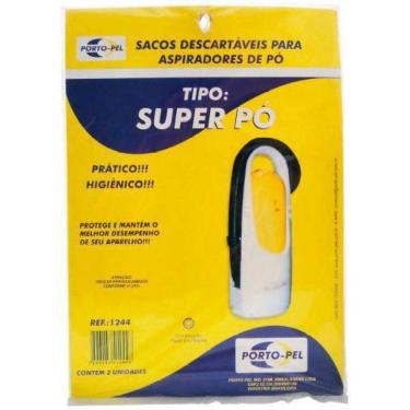 Imagem de Saco Para Aspirador De Pó Modelo Super Pó Com 3 Unidades