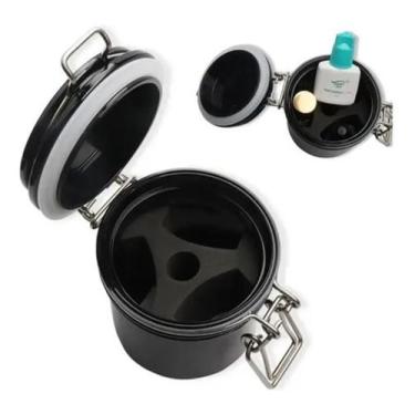 Imagem de Pote Porta Cola Alongamento Cílios Fio A Fio Armazenamento - Lux Hair