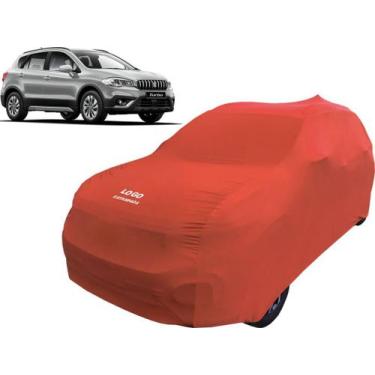 Imagem de Capa De Tecido P/ Proteção De Carros Suzuki S-Cross - Mz, Vermelha