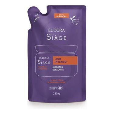 Imagem de Liso Intenso Refil Máscara Capilar Siage 250ml Eudora