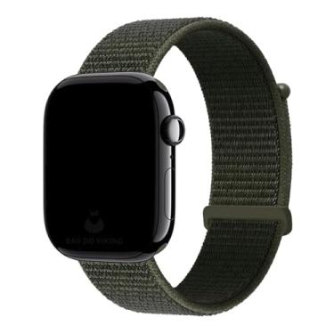Imagem de Pulseira Nylon Loop Esportiva, compatível com Apple Watch (Verde Militar, 38/40/41)