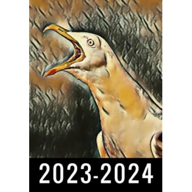 Imagem de 2-Year 2023-2024 Pocket Planner Seagull: Monthly Calendar & Agenda Organizer, Monthly Appointment Book, Jan 2023 Dec 2024 Personal Time Management, ... your next 2 years, Gifts For Seagull lovers.