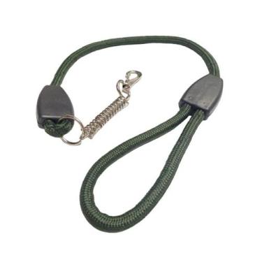 Imagem de Guia de corda 1m com amortecedor Anti Puxão - King Of Pets, Verde