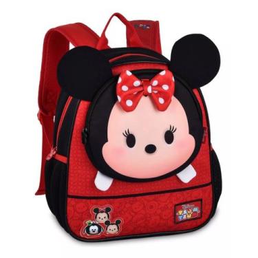 Imagem de Mochila infantil de costas 13" Minnie Mouse Tsum Tsum Clio Style